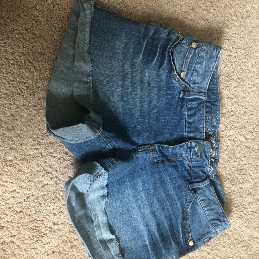 Express denim jean short